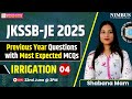 JKSSB JE 2025 Civil | JKSSB JE Previous Year Questions With Most Expected MCQs for Irrigation Lect-4