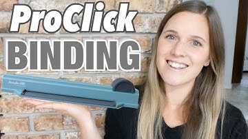 PROCLICK BINDING SYSTEM! | DEMO & DIY HOMESCHOOL CURRICULUM
