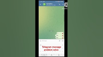 Telegram Message not Sending  Telegram Message not Sent Sahil YT setting tech