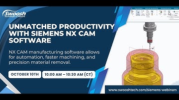 Unmatched Productivity with Siemens NX CAM Software