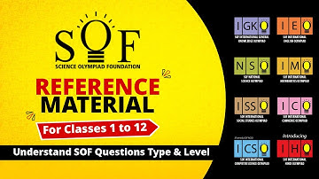 SOF Olympiad Brochure Unboxing Part 3 – Reference Material, Sample Questions for Classes 1 to 12.