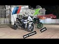 Midnight city ride on my bmw s1000rr and kawasaki z900 bikes first wash 