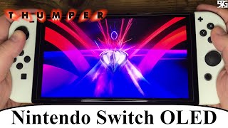 Thumper Nintendo Switch OLED Handheld Gameplay