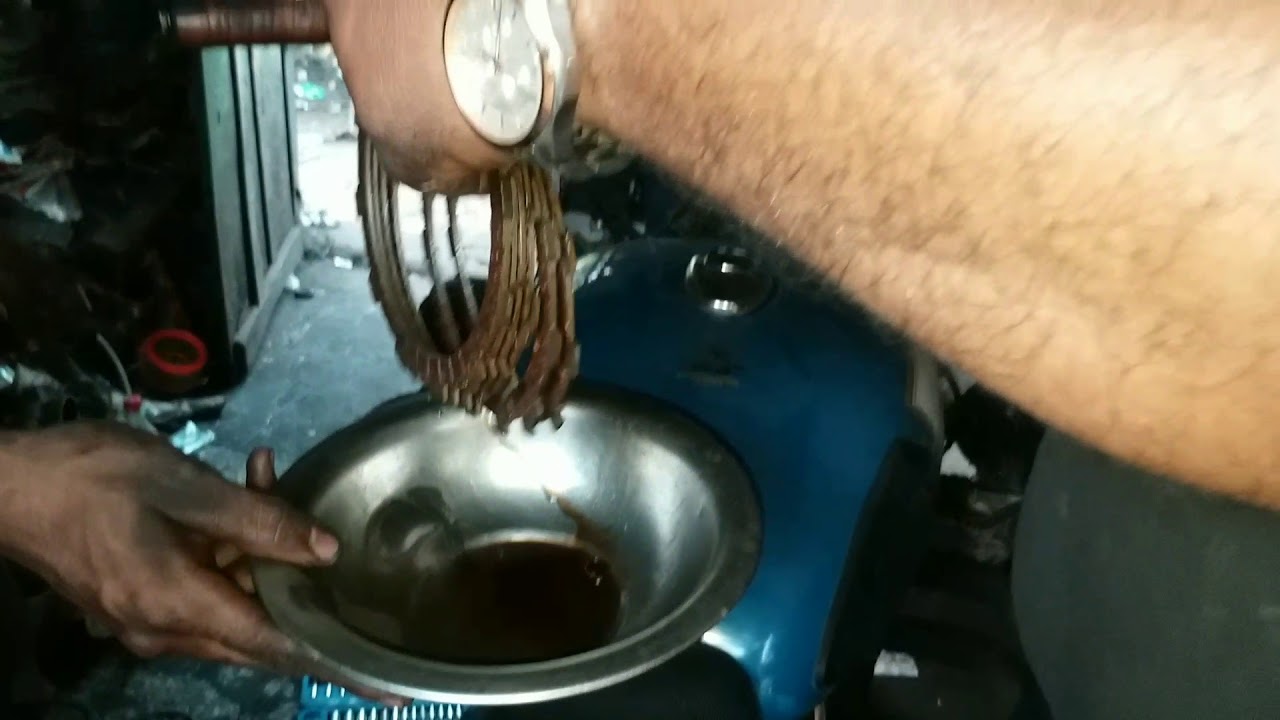 how to change royal enfield 350 clutch plate YouTube