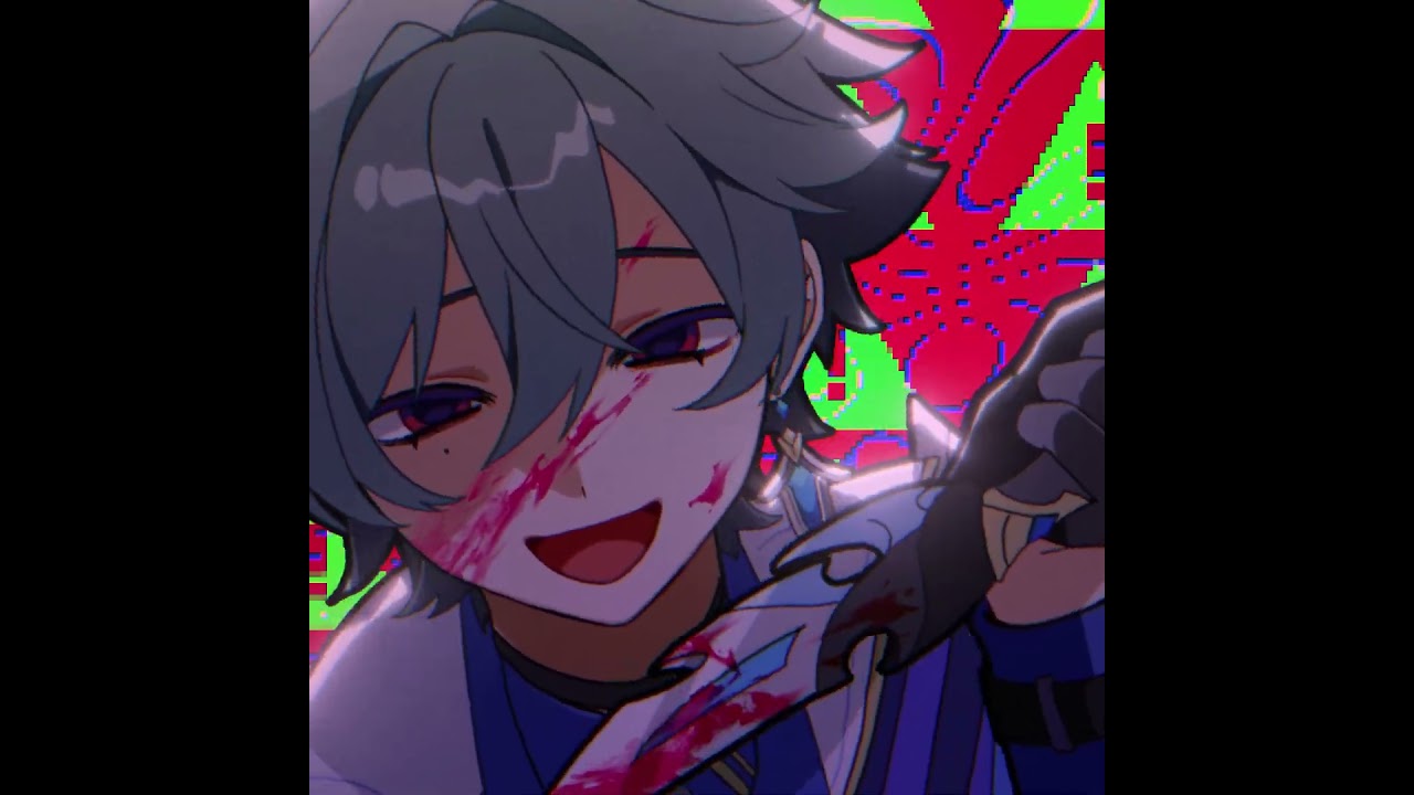 【手描き原神】grab the knife | meme【ローエン】#genshinimpact #lohen
