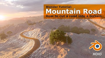 How to do a Mountain Road - Blender Tutorial