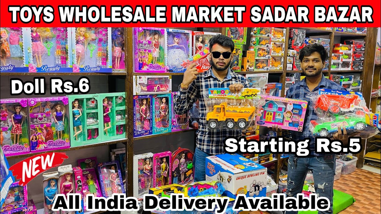 Cheapest Toys Wholesale Market In Delhi Starting Rs.5 Sadar Bazar Market Delhi Dl84vlogs