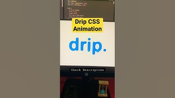 Drip Text Animation | HTML CSS #css #animation #tutorials #shortvideo