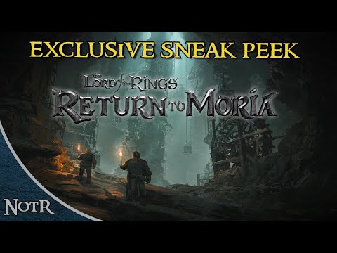 LOTR: Return to Moria Video Game EXCLUSIVE Sneak Peek!