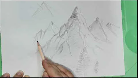 Come si disegna montagna?