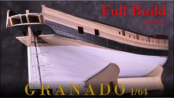 【Fullbuild-part1】model ship building/0 to 300hours/victorymodels GRANADO 1/64