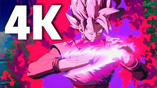 Dragon Ball FighterZ - 4K Full Matches Gameplay | Goku, Black, Beerus, Hit