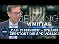 MEINUNG: „Pervers!“ – Abrechnung mit der SPD! Große Belehrungen trotz fehlender Wirtschaftskompetenz