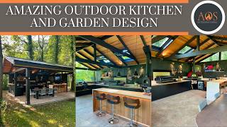 AMAZING OUTDOOR KITCHEN AND GARDEN DESIGN
