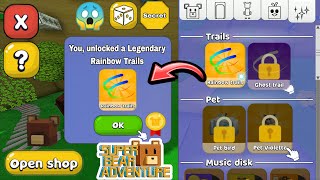 Dark Secret Glitch Unlocked Legendary Rainbow Trails Super Bear Adventure