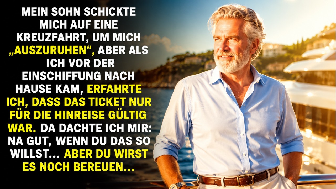 Als ich nach Hause kam, um meine Blutdrucktabletten zu holen, hörte ich meinen Sohn telefonieren. Seine Stimme klang kalt, so hatte ich sie nie gehört. „Keine Sorge, Schatz. Es ist eine Fahrkarte...
