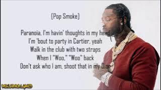 Pop Smoke - Paranoia ft. Gunna & Young Thug (Lyrics)