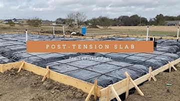 Post Tension Slab--before the concrete gets there.