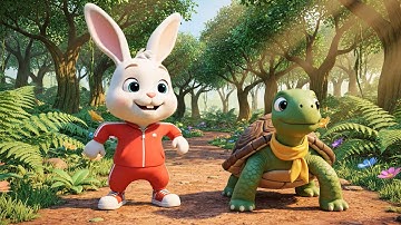 RÙA VÀ THỎ  | Truyện Cổ Tích Việt Nam | Kiên Trì Thắng Kiêu Ngạo