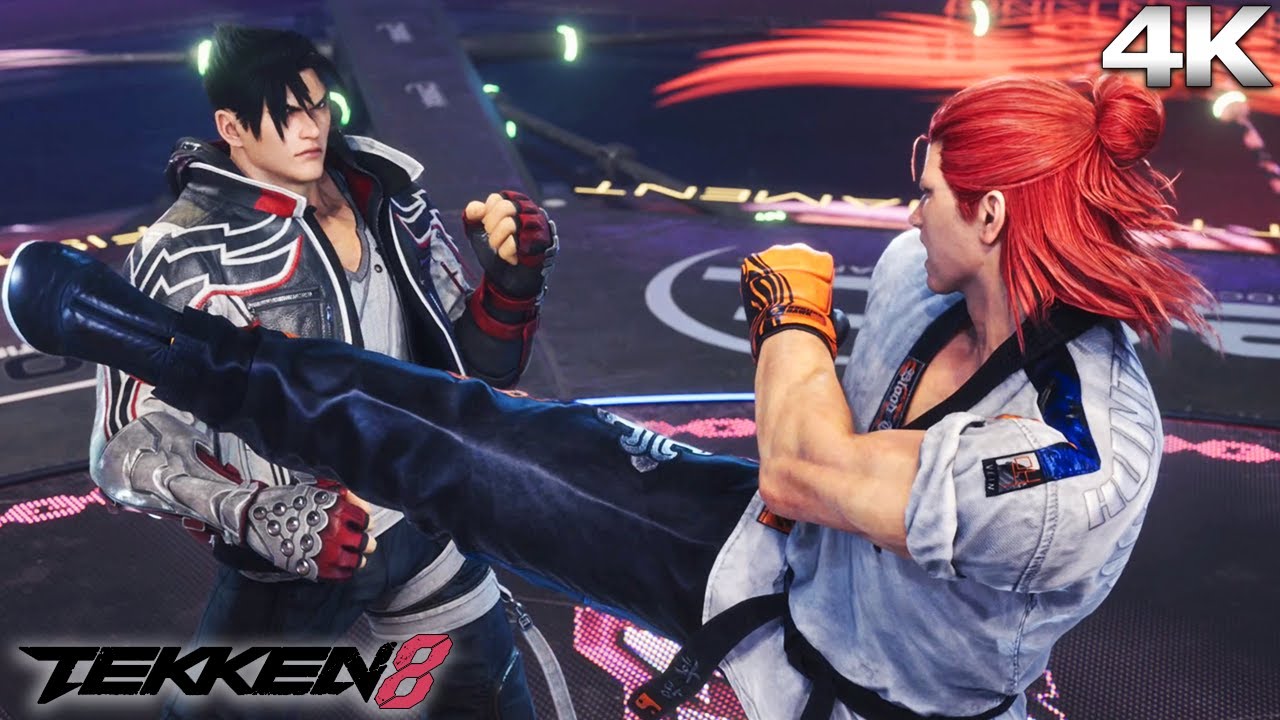 Tekken 8 – Jin Vs Hwoarang Epic Tournament Full Fight Scene 4K UHD