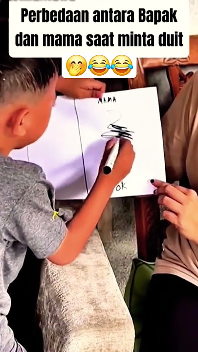 Perbedaan  antara bapak dan mama saat minta duit.  #videolucu #hiburanlucu #lucuabis  #lucu  #fypシ