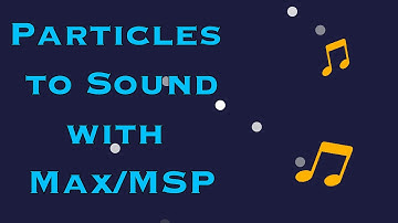 Creating and Sonify a Particle System in Max/MSP/Jitter