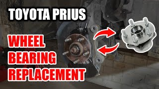 Front Wheel Hub Assembly Step By Step Replacement | Toyota Prius 20102015