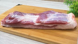 Pork Belly Recipe in 20 Minutes 👌 I have never eaten such a delicious dinner!