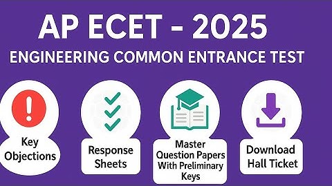 AP ECET 2025 ANSWER KEY OFFICIAL released. Check 🔗link  here in the description