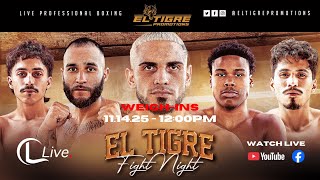 El Tigre Promotions Fight Night Conroe - Weigh-ins