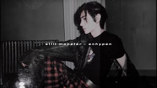 still monster - enhypen (slowed + reverb) Resimi