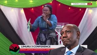 ''KESHO MNIFUKUZE KWA HIYO CHAMA YENU!'' MP GATHONI WAMUCHOMBA HOT REMARKS AT LIMURU 3 CONFERENCE!