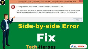 Mortal kombat edition Side bye Side Error How To FIX  Step by step Complete process