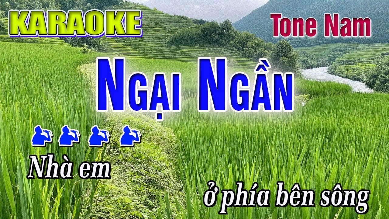Ngại Ngần Karaoke Tone Nam (Dm) - Minh Điệp Organ @karaokenhacsong