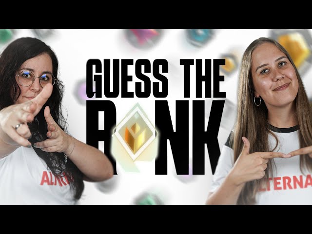 GUESS THE RANK 🤔 | mit @melestae & @PewyArt
