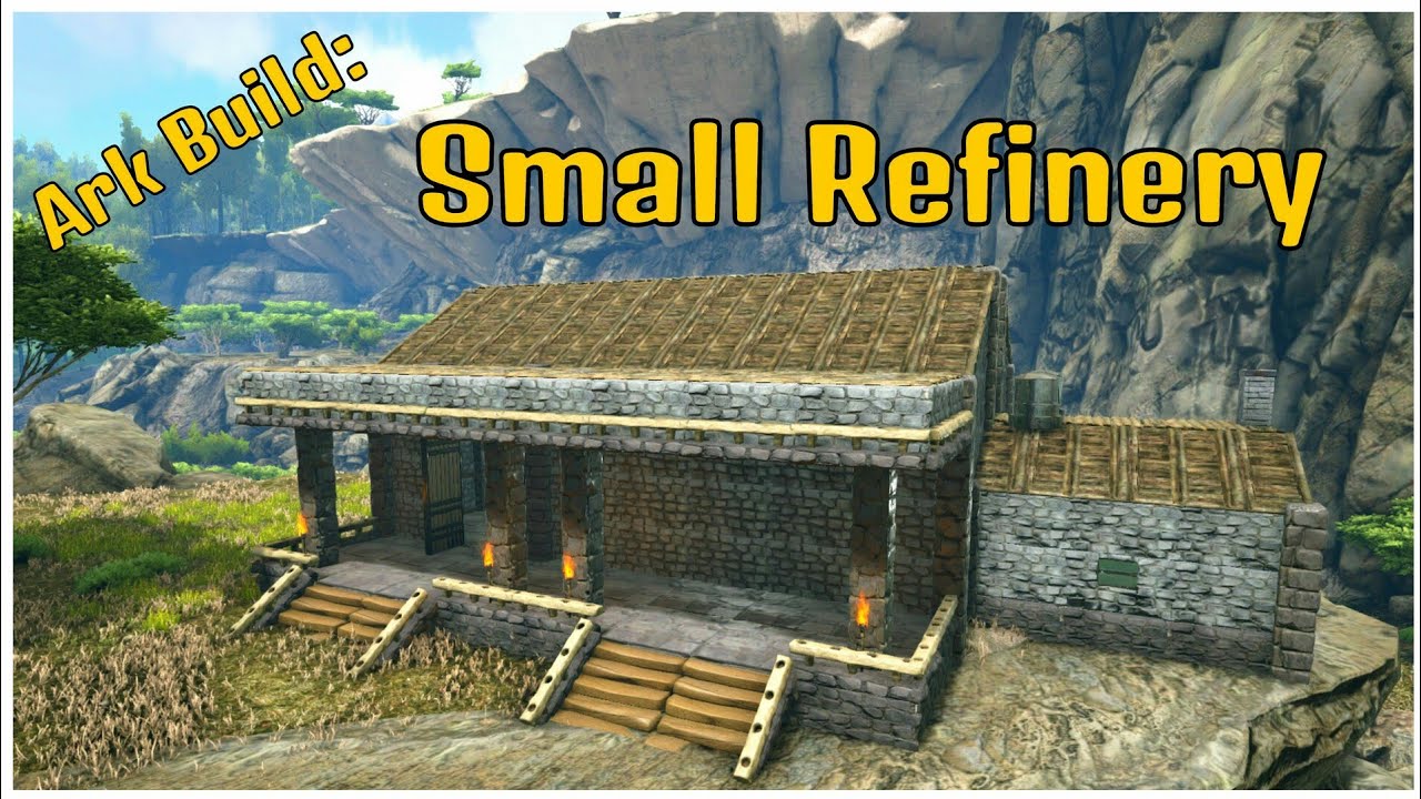 Small Refinery Speed Build and Tour | Ark: Survival Evolved, Valguero map | PvE, No Mods