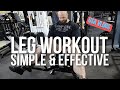 LEG DAY - SIMPLE &amp; EFFECTIVE WORKOUT