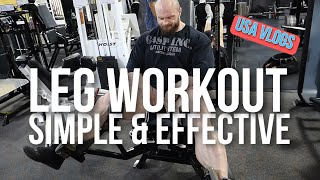 LEG DAY - SIMPLE &amp; EFFECTIVE WORKOUT