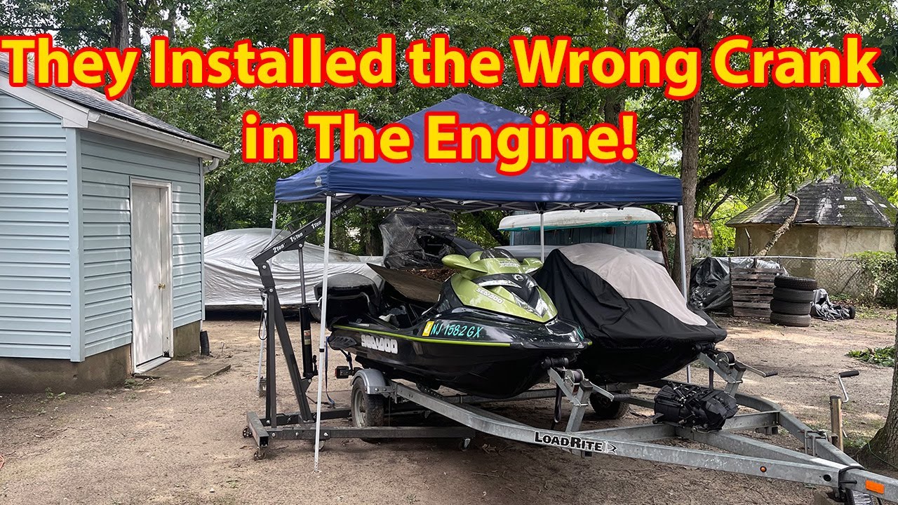Remove the Engine out of the Jet ski Again! - YouTube