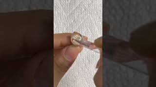 White opal glitter ring making #ringmaking #diyring #diyjewelry #jewellerydesign #handmadejewelry
