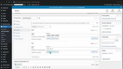 WooCommerce Product Swatches Overview - Classic Monks