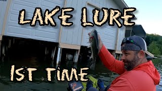 first time fishing lake lure North Carolina!