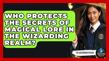 Who Protects the Secrets of Magical Lore in the Wizarding Realm? - The Wizarding Realm