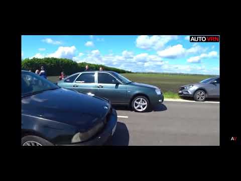 Bmw 5 е39 (230 hp) vs Лада priora 2 (atmo 150 hp)на валах