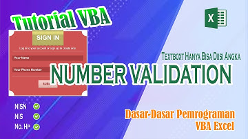 Number Validation Textboxt || Hanya bisa diisi  Angka