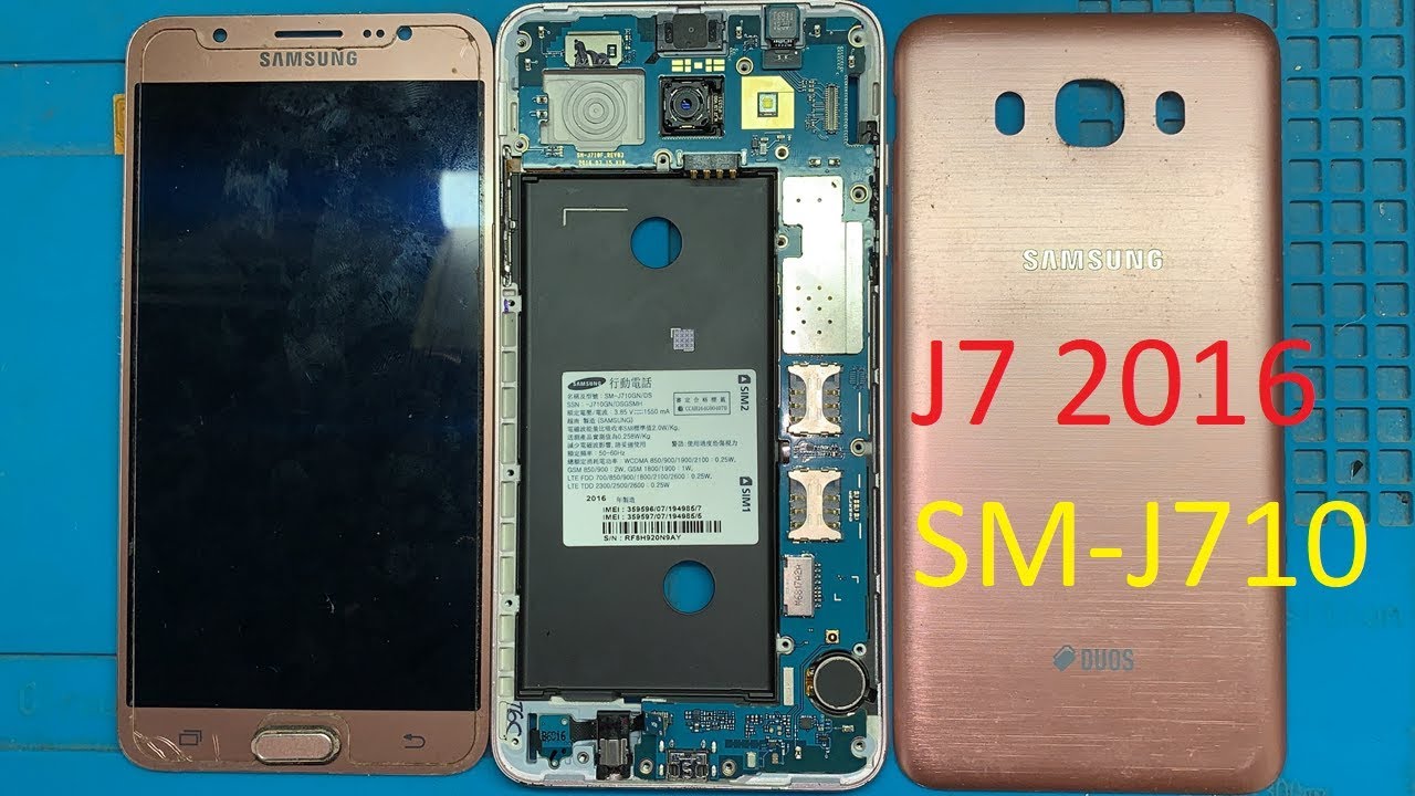 Tháo Điện Thoại Samsung J7 2016 (J710) | Remove Samsung J7 Phone 2016 (J710)