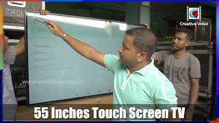 55 Inches Touch Screen TV I 4K UHD I Latest Android Version Ideal I Creative Video Smart Tv Touch Screen