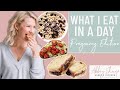What I Eat in a Day While Pregnant with Morning Sickness (ALL DAY) as a Busy Dietitian & Mompreneur