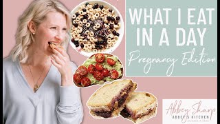 What I Eat in a Day While Pregnant with Morning Sickness (ALL DAY) as a Busy Dietitian & Mompreneur