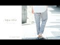 高島縮 レギンスパンツ